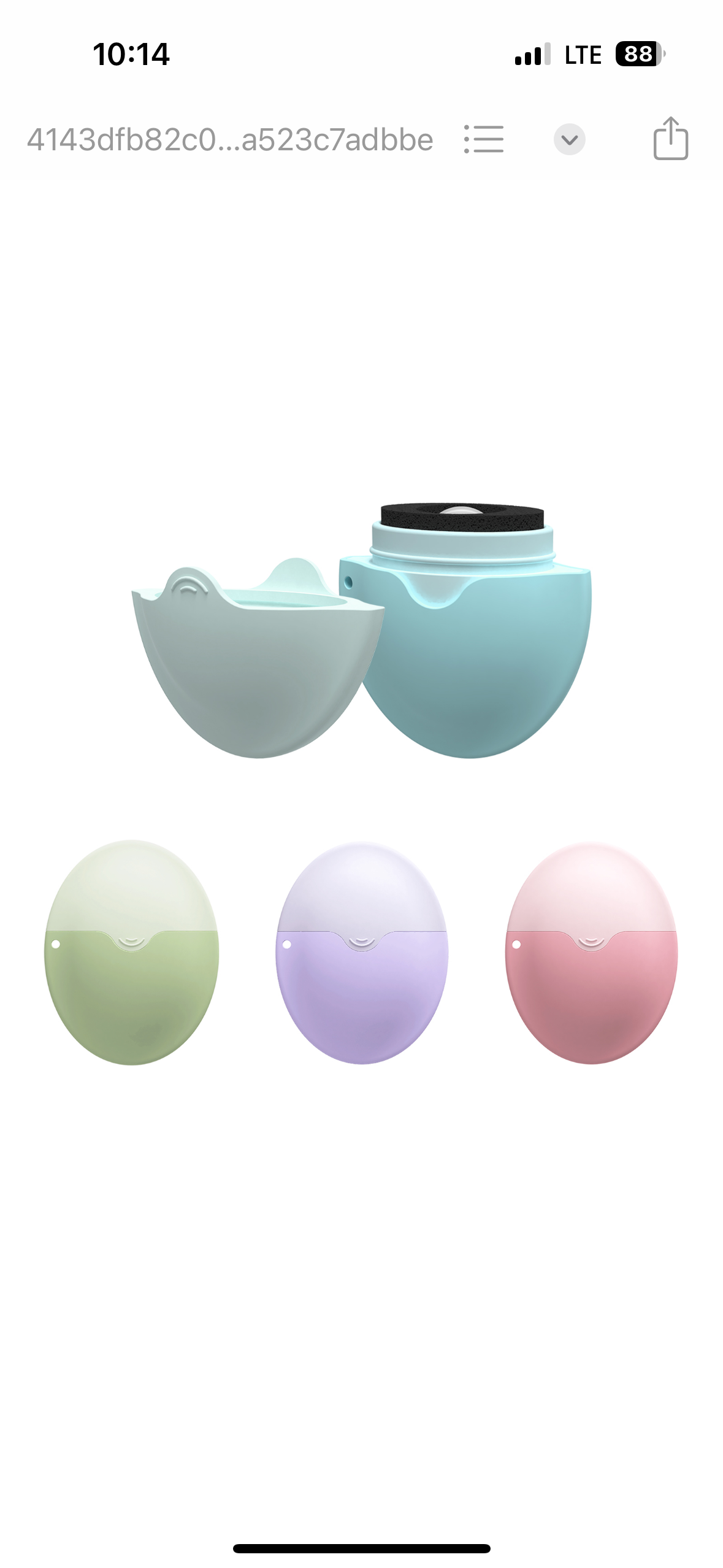 Refillable Silicone Travel Bottle with Sponge Roller Applicator