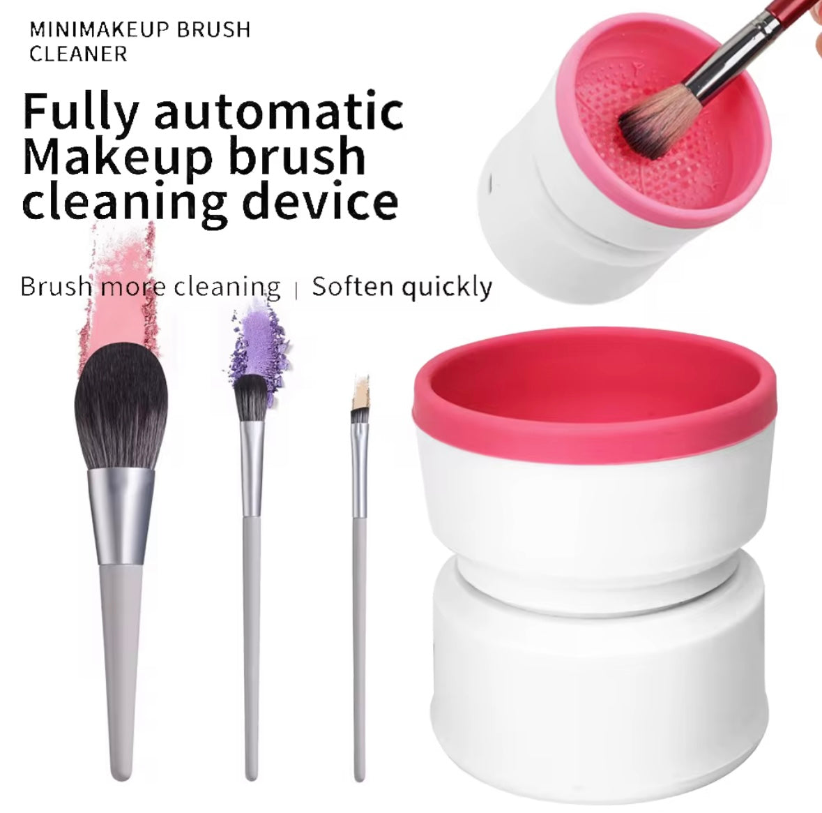 Makeup brushes cleaner