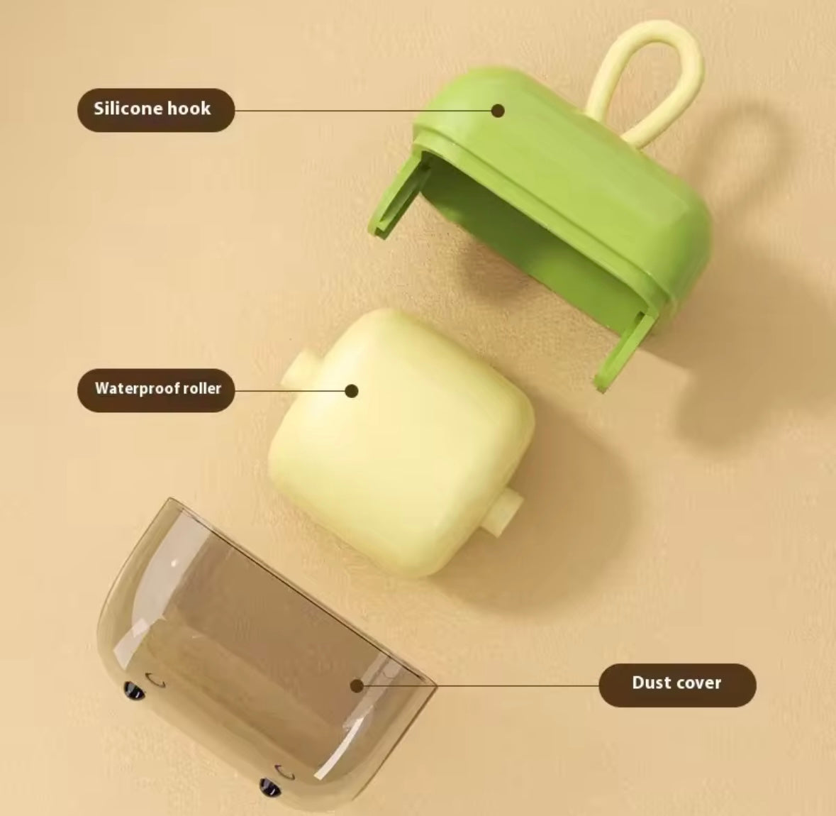 Portable lint roller